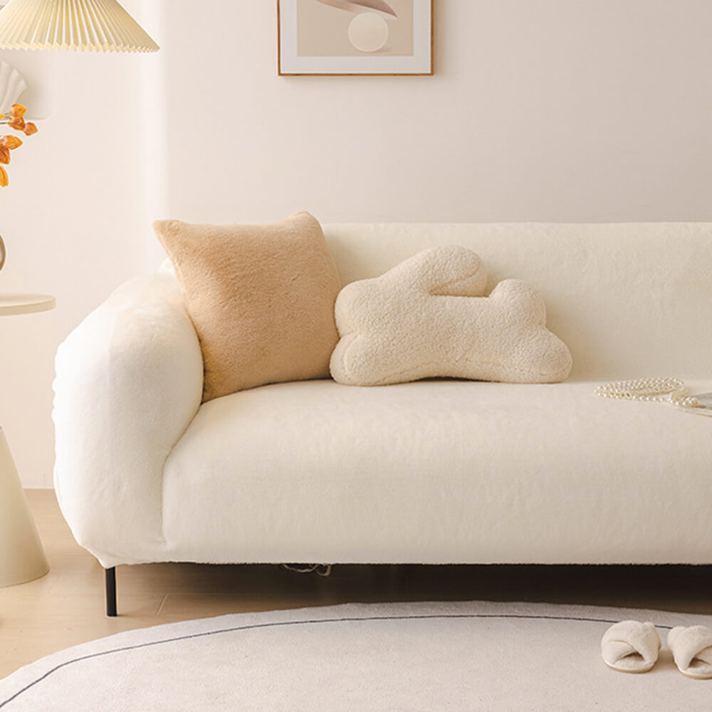 Ultraweicher, hautfreundlicher Plüsch-Sofa-Schutz, vollständige Abdeckung, Liegebezug