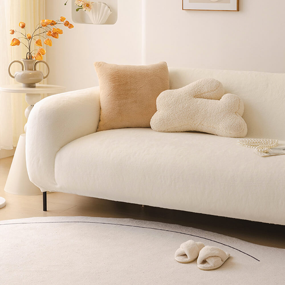 Ultraweicher, hautfreundlicher Plüsch-Sofa-Schutz, vollständige Abdeckung, Liegebezug