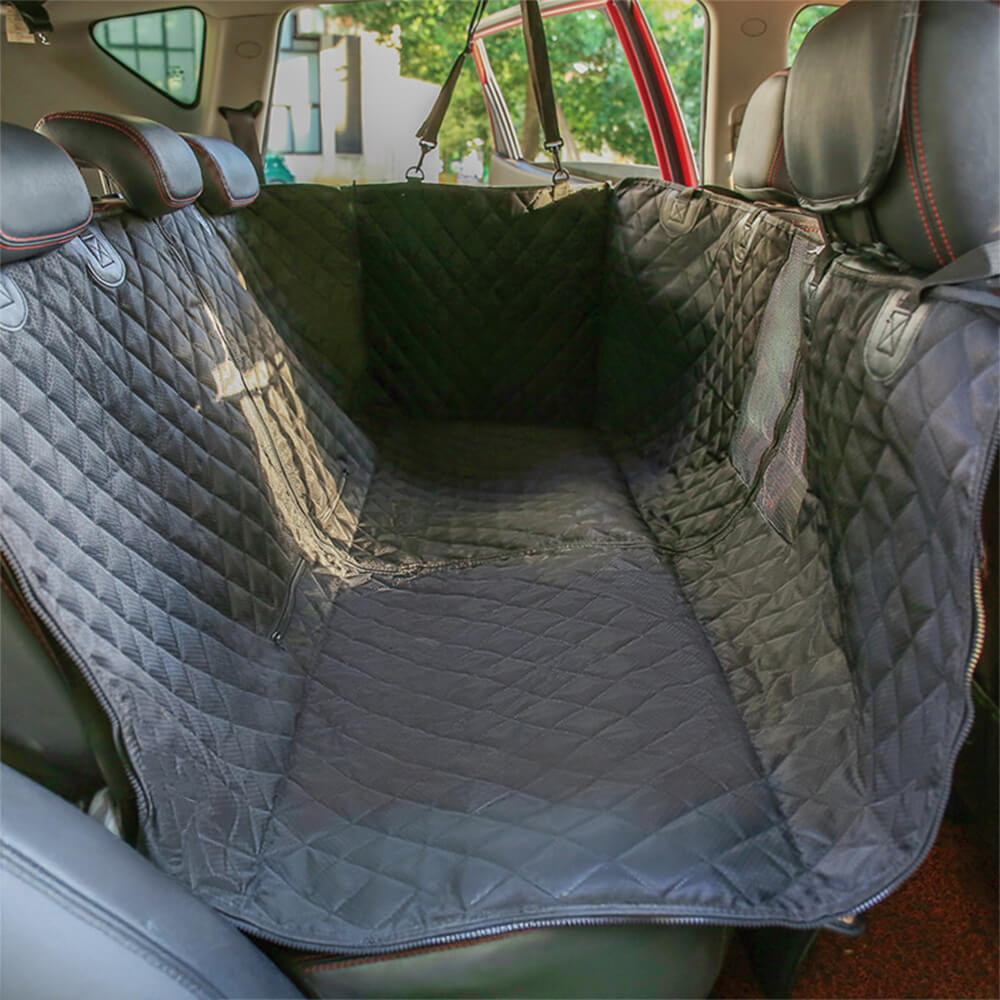 Waterproof Multi-Use Car Dog Seat Cover – Convertible Back Seat Protector for Pets
