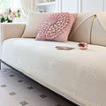 Chenille Anti-Slip Butterfly Pattern Morandi Color Couch Cover