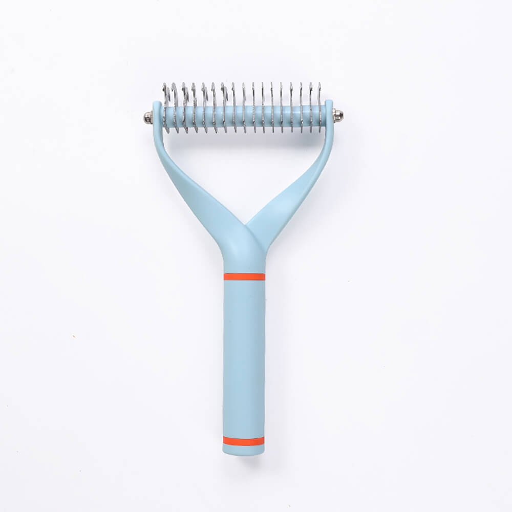 Pet Safe Dematting Comb Rake - Double Sided Blade