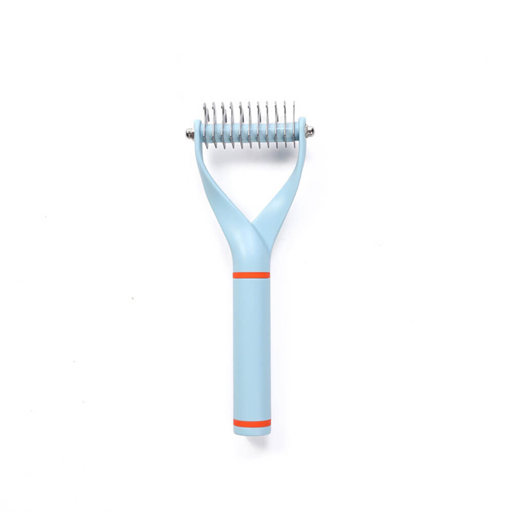Pet Safe Dematting Comb Rake - Double Sided Blade