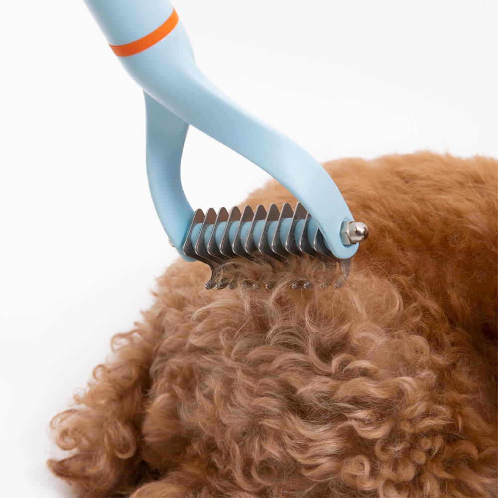 Pet Safe Dematting Comb Rake - Double Sided Blade