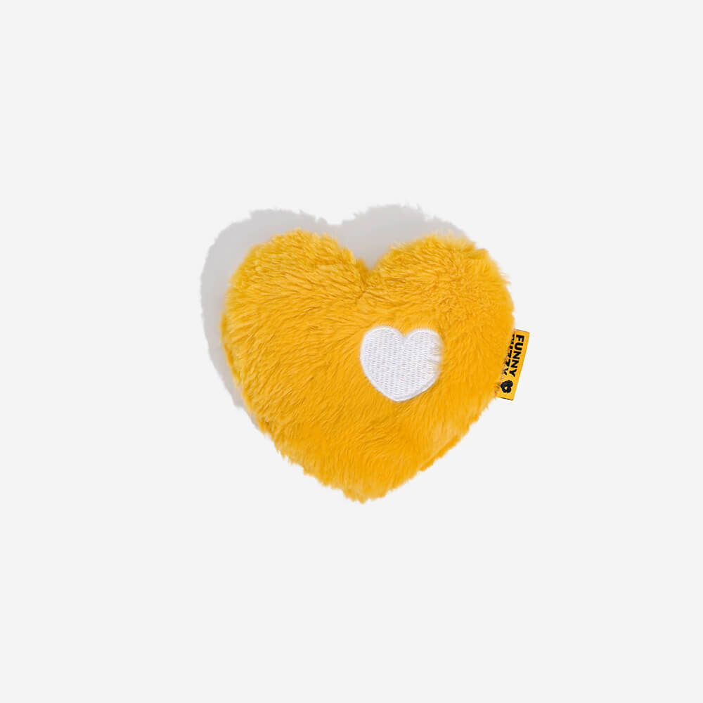 Heart Plush Squeaky Dog Toys