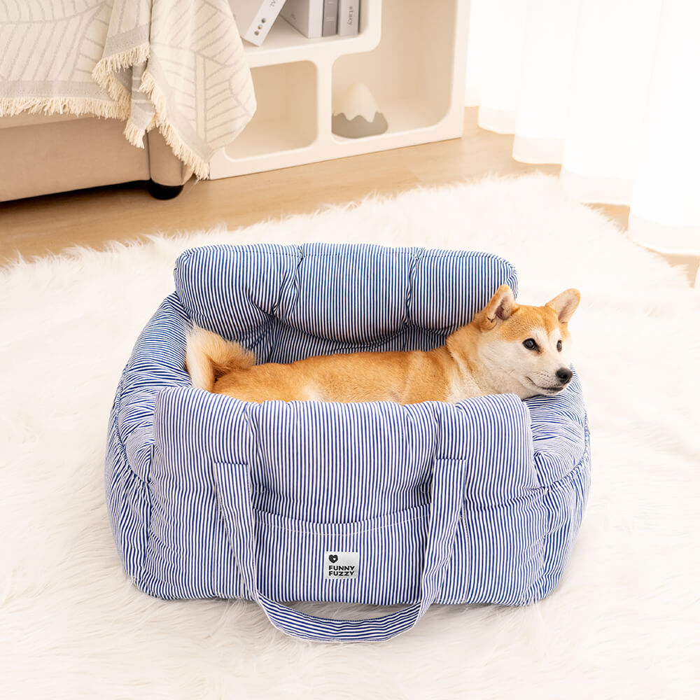 Portable ISOFIX Dog Car Seat Bed with LATCH System