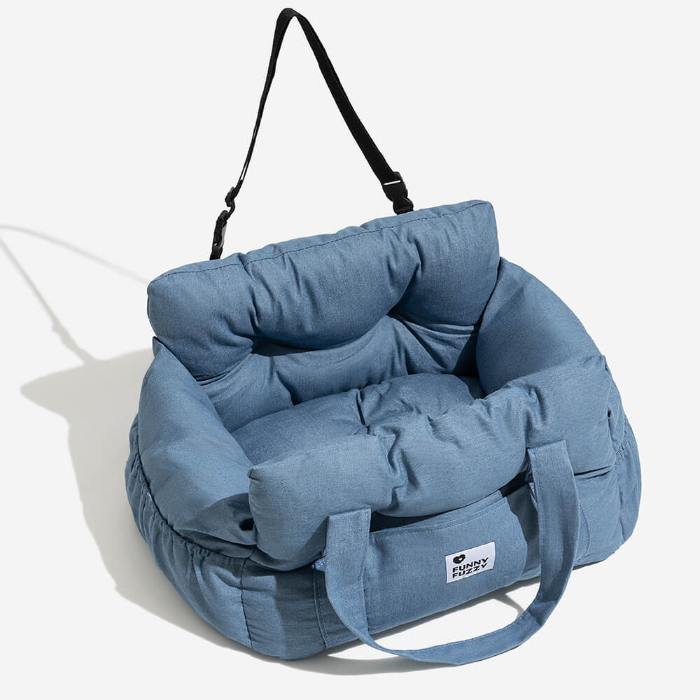 Portable ISOFIX Dog Car Seat Bed with LATCH System