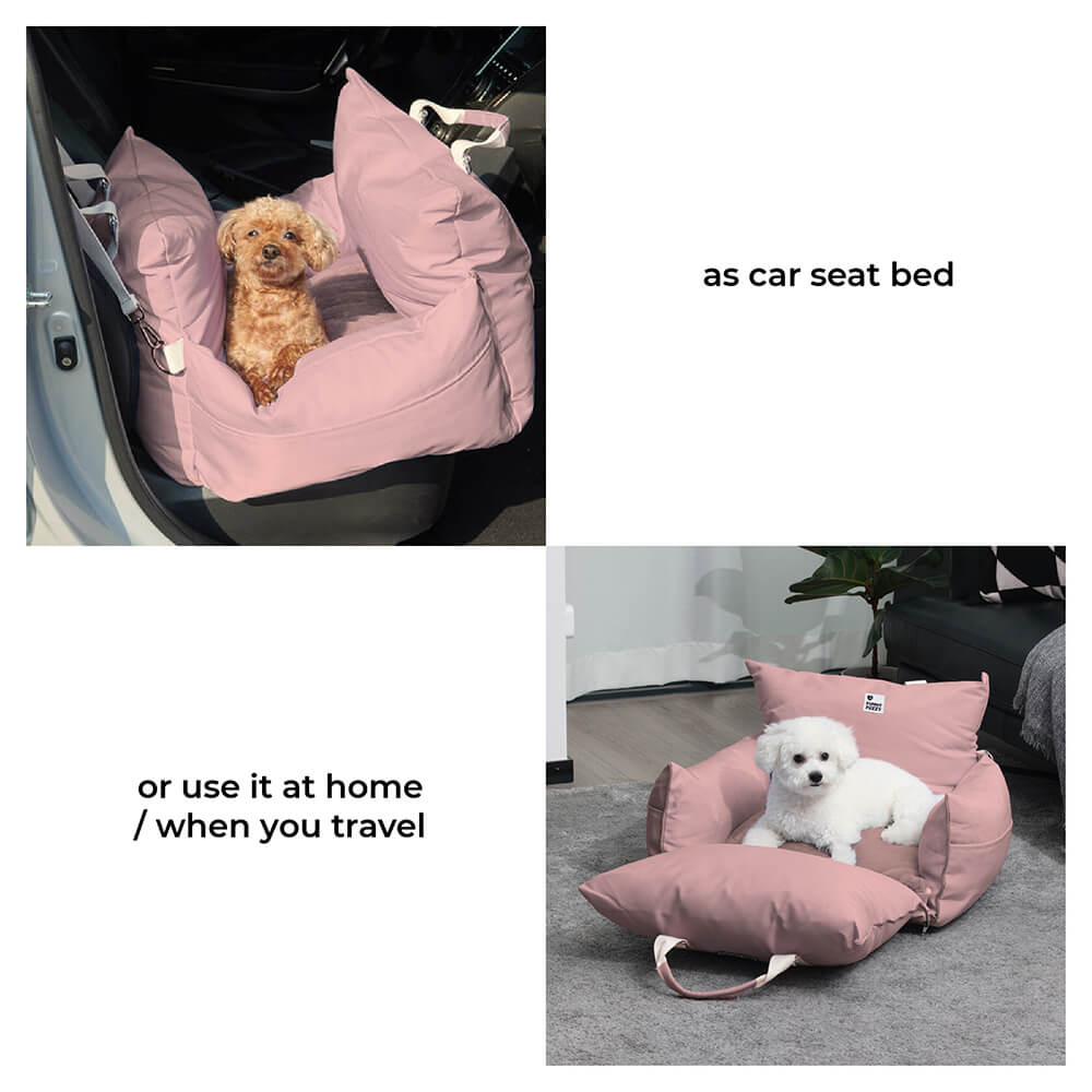 Wasserdichtes ISOFIX Hunde-Autositzbett mit LATCH-System – Erste Klasse
