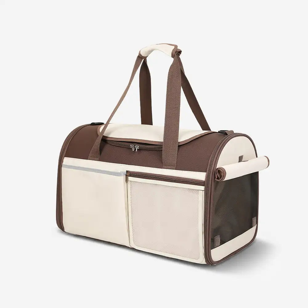 Handheld Crossbody Dog Cat Carrier Multi-Function Breathable Pet Carrier Bag for Travel and Vet