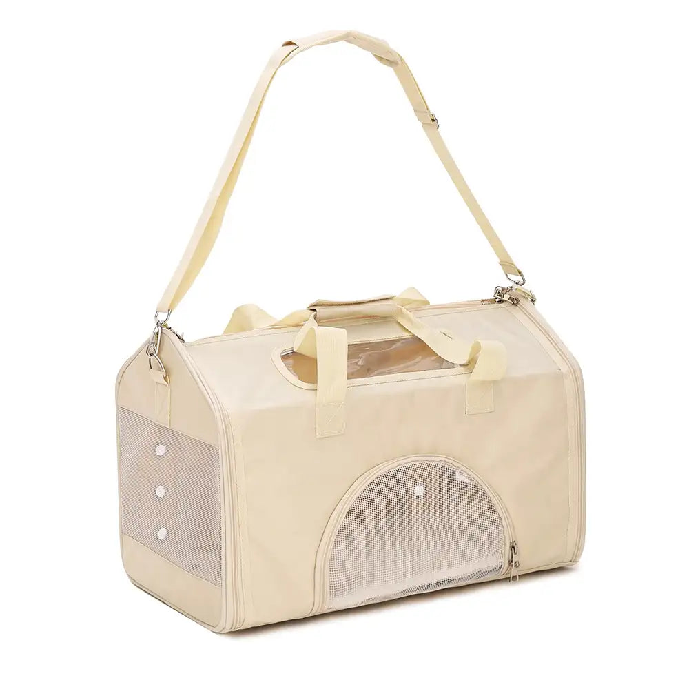 House-Shaped Breathable Foldable Cat Carrier Large Capacity Multi-Functional Pet Carrier Bag