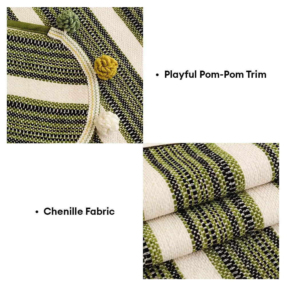 Unregelmäßige Kontrastfarbe Chenille Hautfreundlicher rutschfester Sofa-Schutzbezug