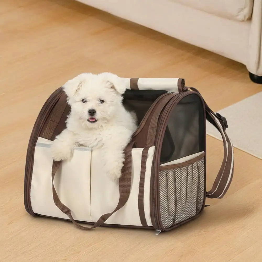 Large Capacity Breathable Foldable Pet Backpack Carrier for Travel Safety and Vet Dog Cat Carrier