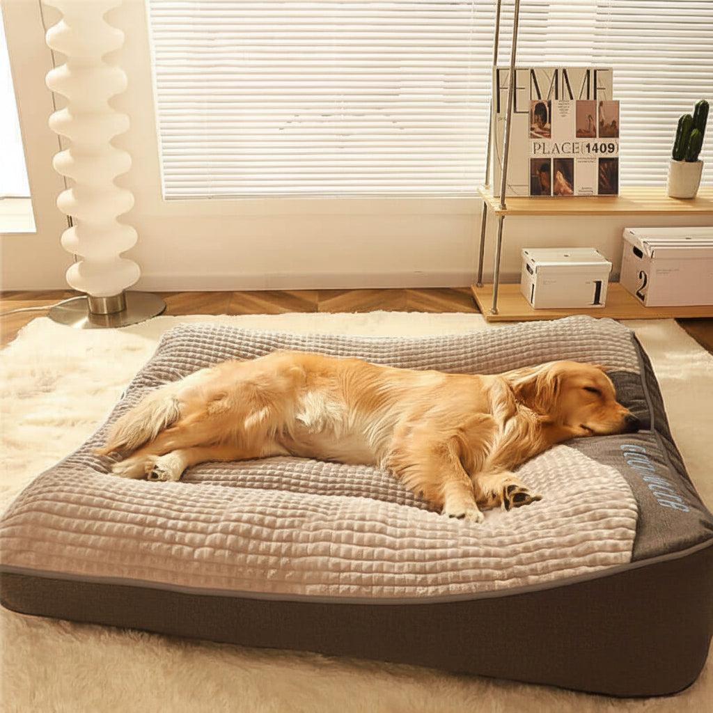 Customized Large Thick Scratch-resistant Spine Protection Dog Cushion Bed