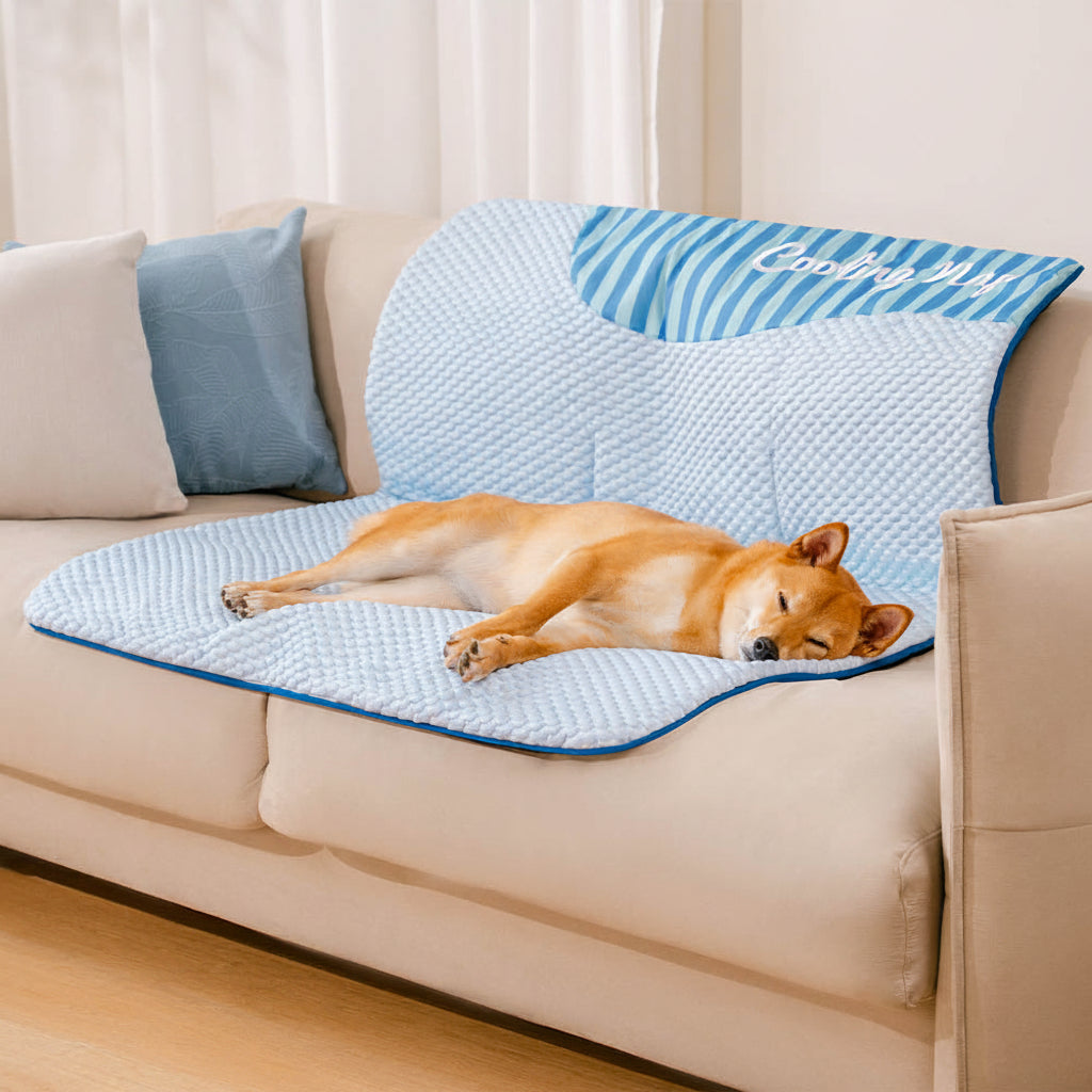 Large Washable Cooling Non-slip Outdoor Dog Mat - Cooling Nap