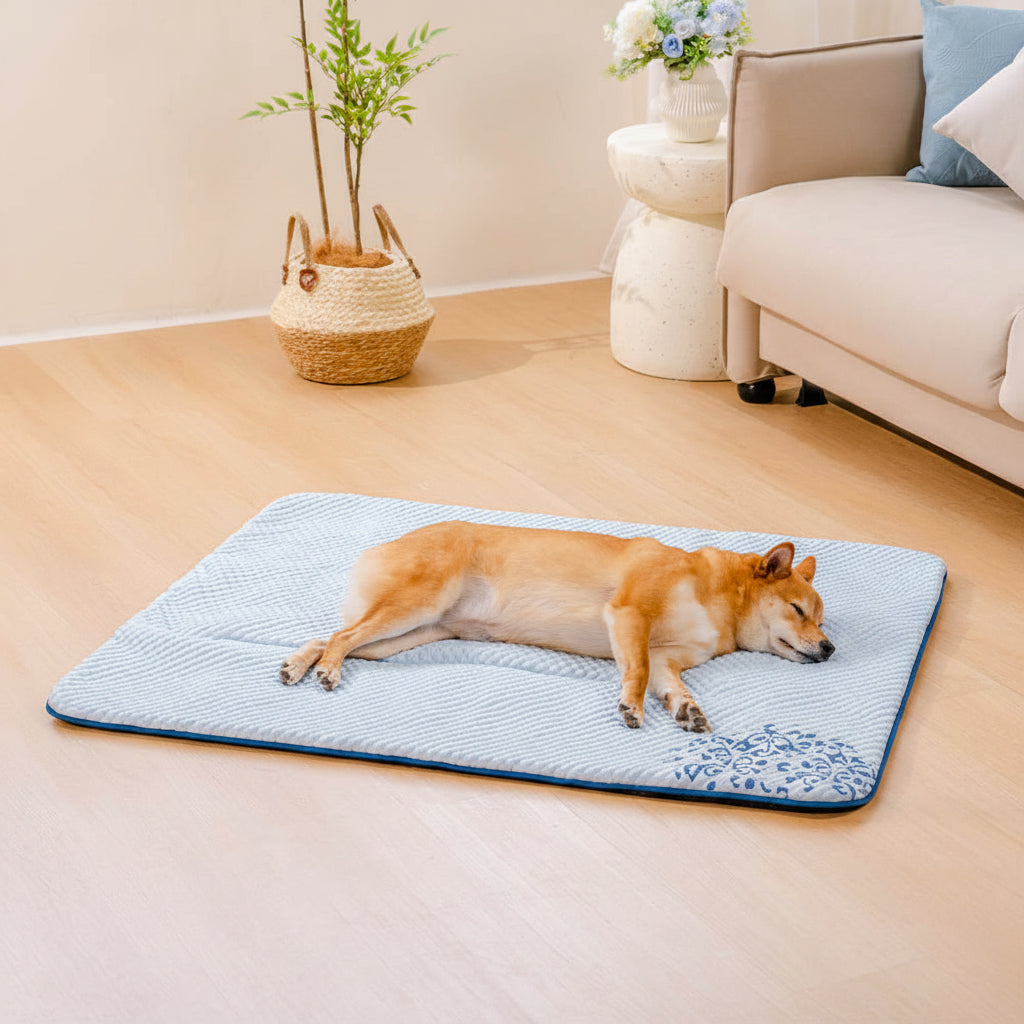 Large Washable Cooling Non-slip Dog Mat - Cooling Nap