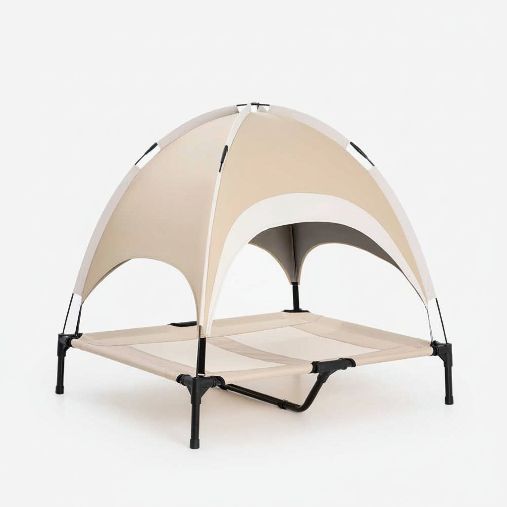Multi-Functional Breathable Cooling Elevated Dog Bed with Canopy - PawAir