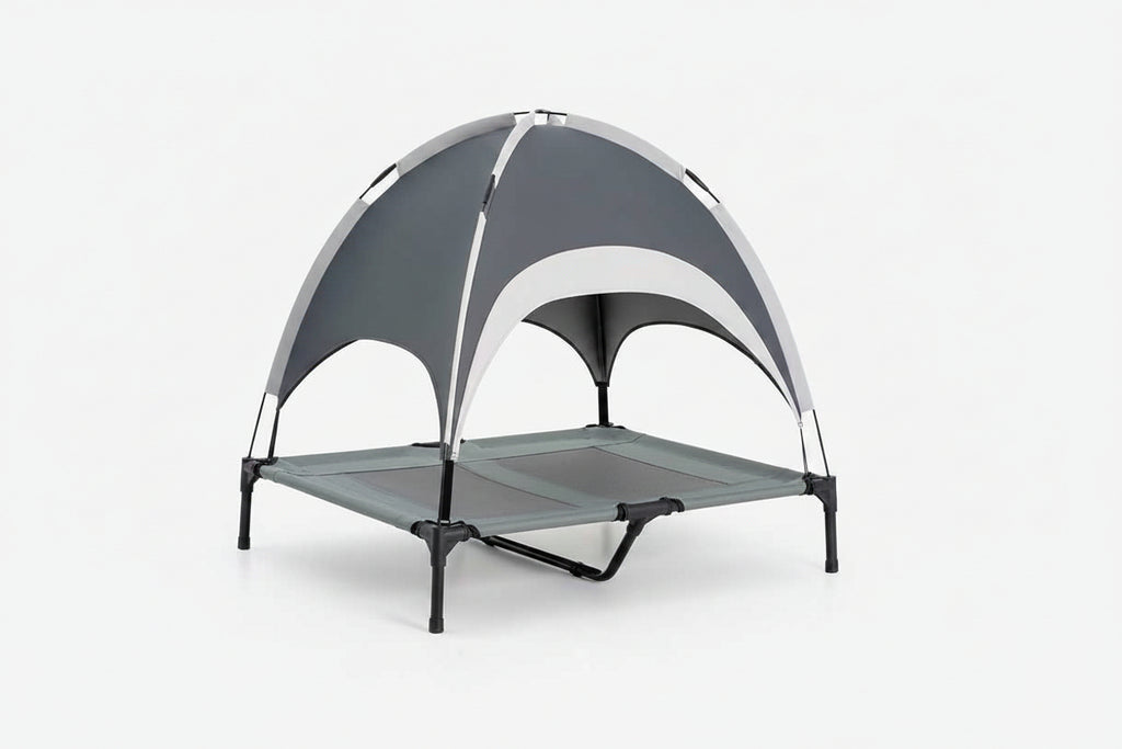Multi-Functional Breathable Cooling Elevated Dog Bed with Canopy - PawAir