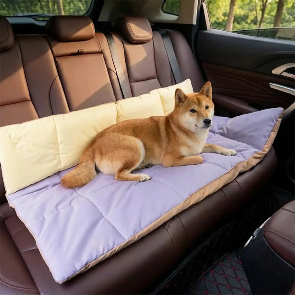 Tragbare, faltbare, doppelseitige, wasserabweisende Hundematte für Outdoor, Reisen & Camping