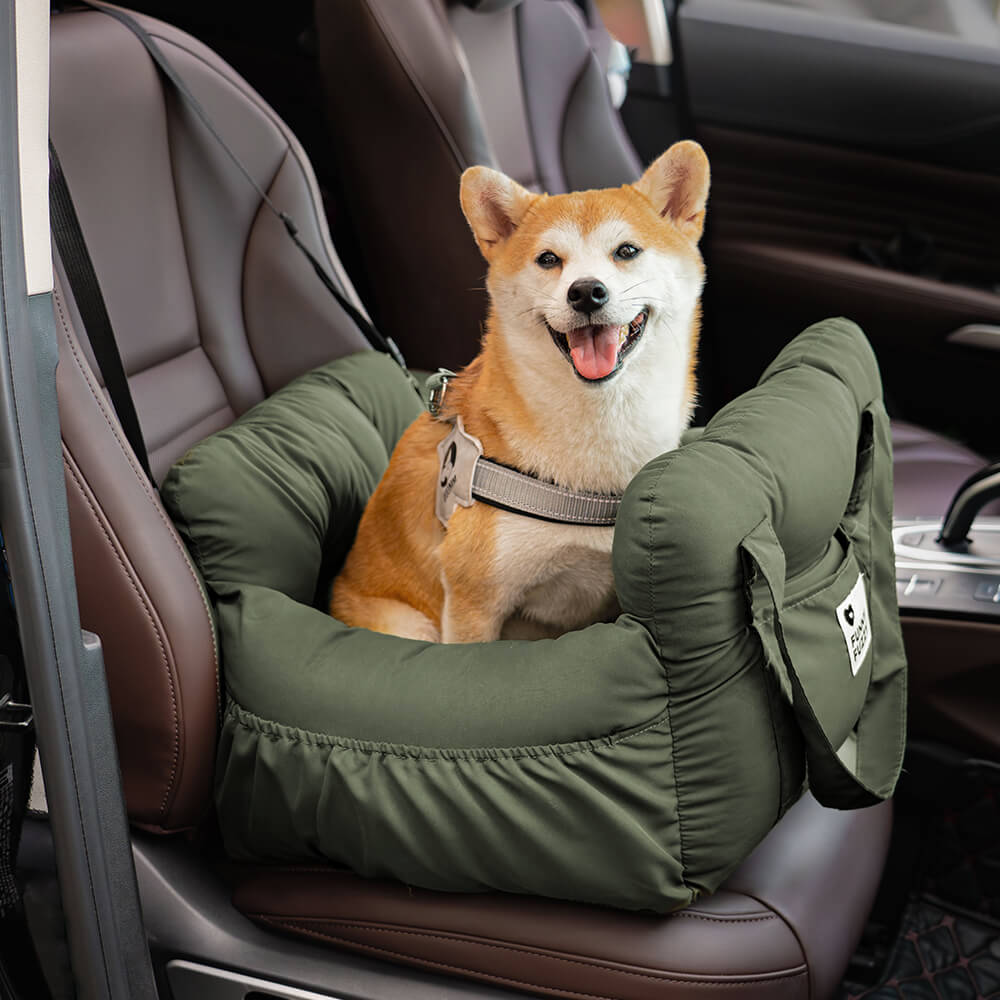 Portable ISOFIX Dog Car Seat Bed with LATCH System