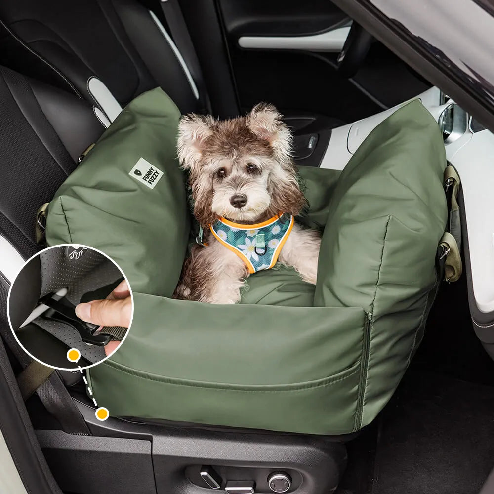 Wasserdichtes ISOFIX Hunde-Autositzbett mit LATCH-System – Erste Klasse