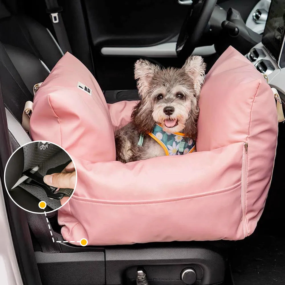 Wasserdichtes ISOFIX Hunde-Autositzbett mit LATCH-System – Erste Klasse