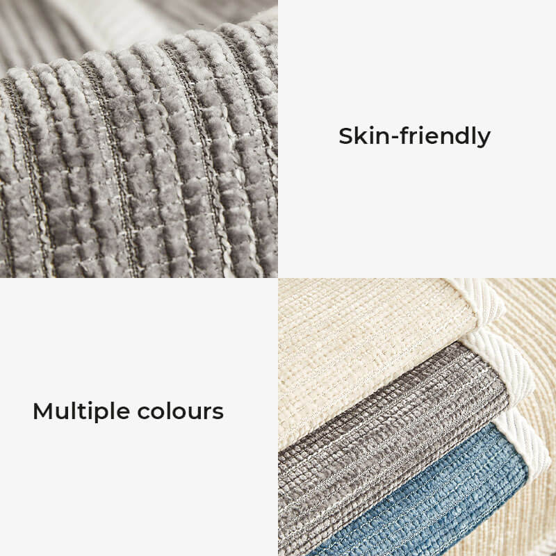 Waterproof Antimicrobial Simple Chenille Fabric Anti-scratch  Sectional Couch Cover