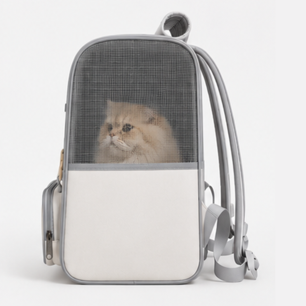 Spacious Lightweight Cat Carrier Backpack with Transparent Window