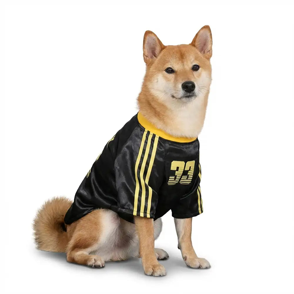 Gestreiftes Retro-Reflektierendes Hunde-T-Shirt für alle Rassen