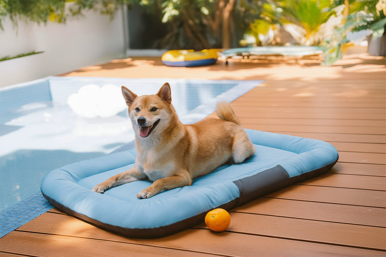 Outdoor Waterproof ＆ Chew-proof Memory Foam Orthopedic Dog Mat - Trek Lounge