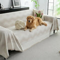 Modern Geometric Cooling Ice Silk Breathable Sofa Blanket Couch Cover