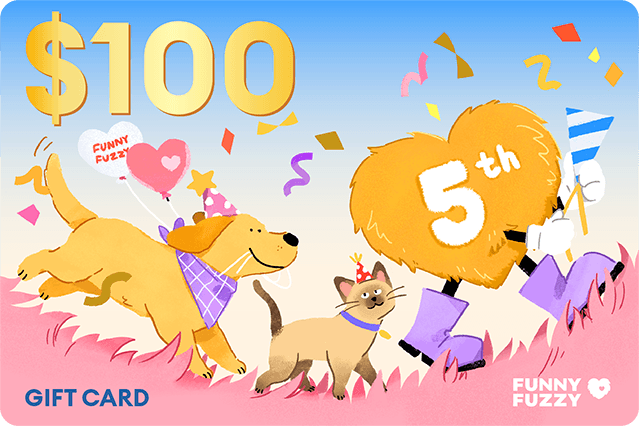 5th Anniversary Gift Card
