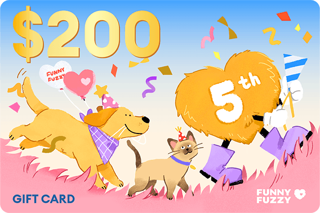 5th Anniversary Gift Card