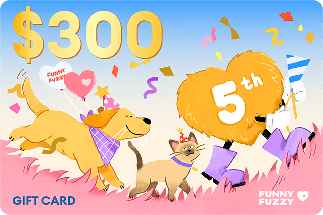 5th Anniversary Gift Card