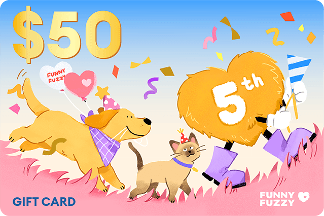5th Anniversary Gift Card