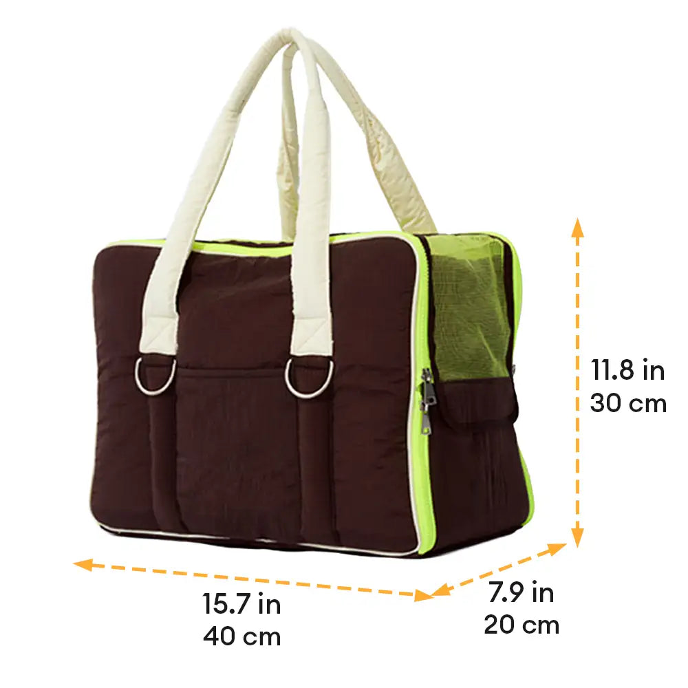 Urban Commuter Color-Block Multi-functional Pet Carrier Bag Dog Cat Carrier