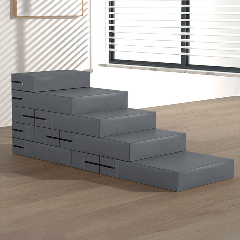 Waterproof Washable PU Leather Modular Multi-Level Pet Stairs