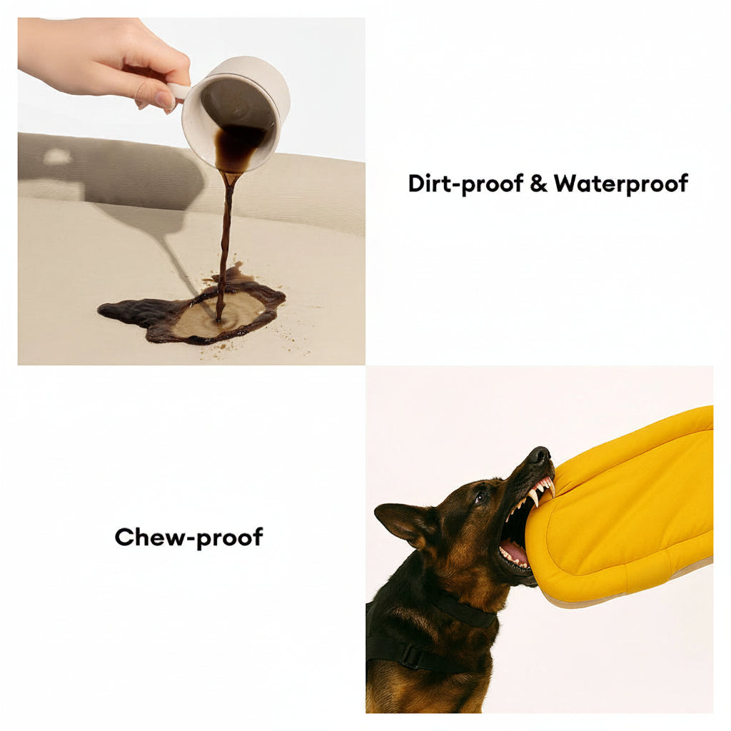 Outdoor Waterproof ＆ Chew-proof Memory Foam Orthopedic Dog Mat - Trek Lounge