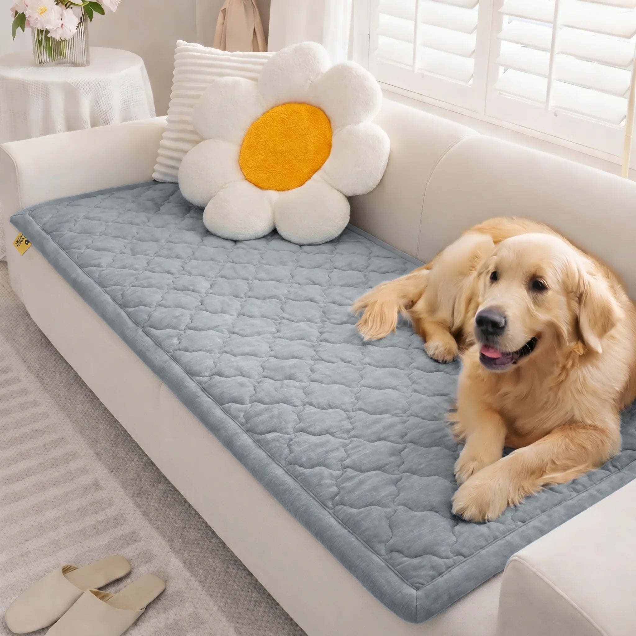 Kühlende, rutschfeste Sofadecke – Chill Nest
