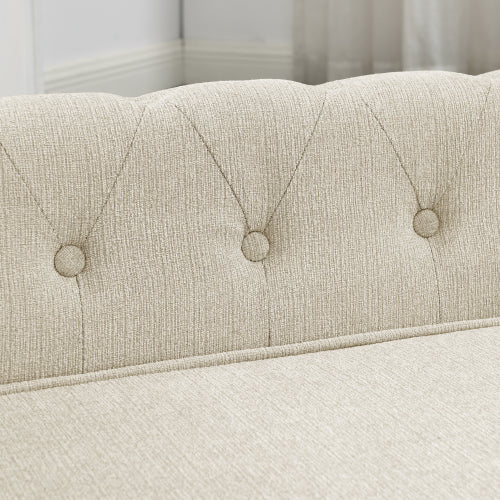 Elegantes erhöhtes Hundesofa-Bett – große und mittelgroße Hunde | Beige
