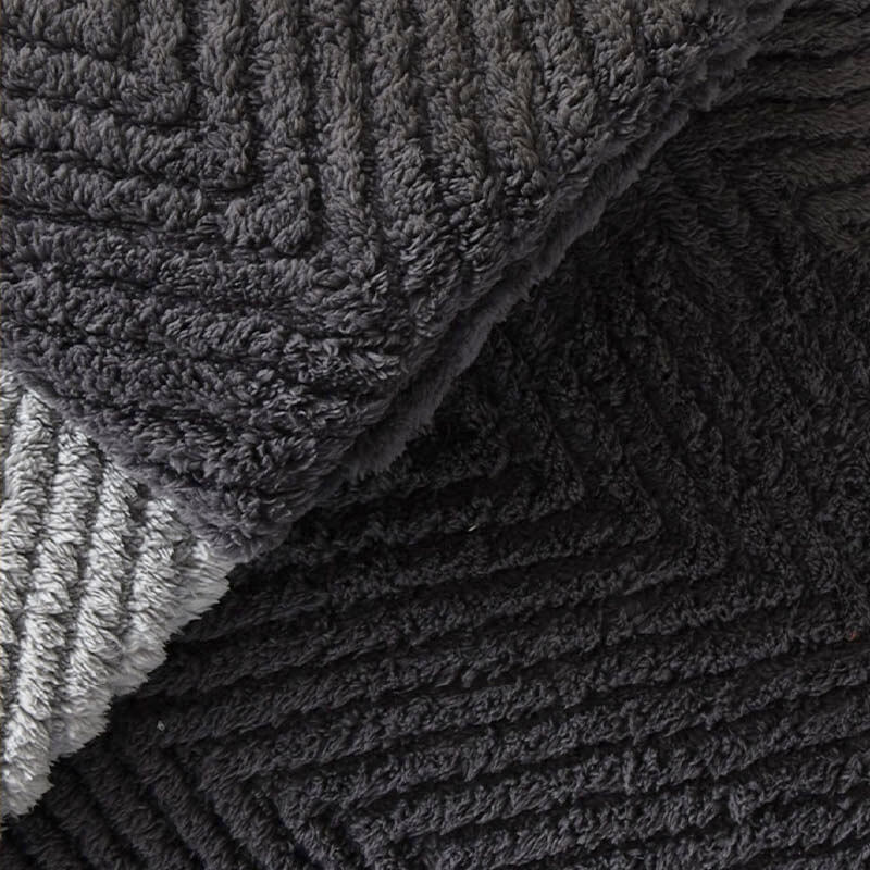 Plush Cushion Herringbone Pillow