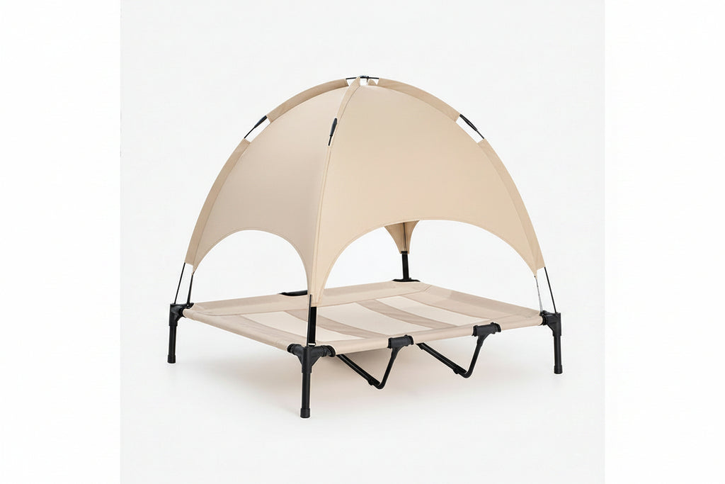 Multi-Functional Breathable Cooling Elevated Dog Bed with Canopy - PawAir