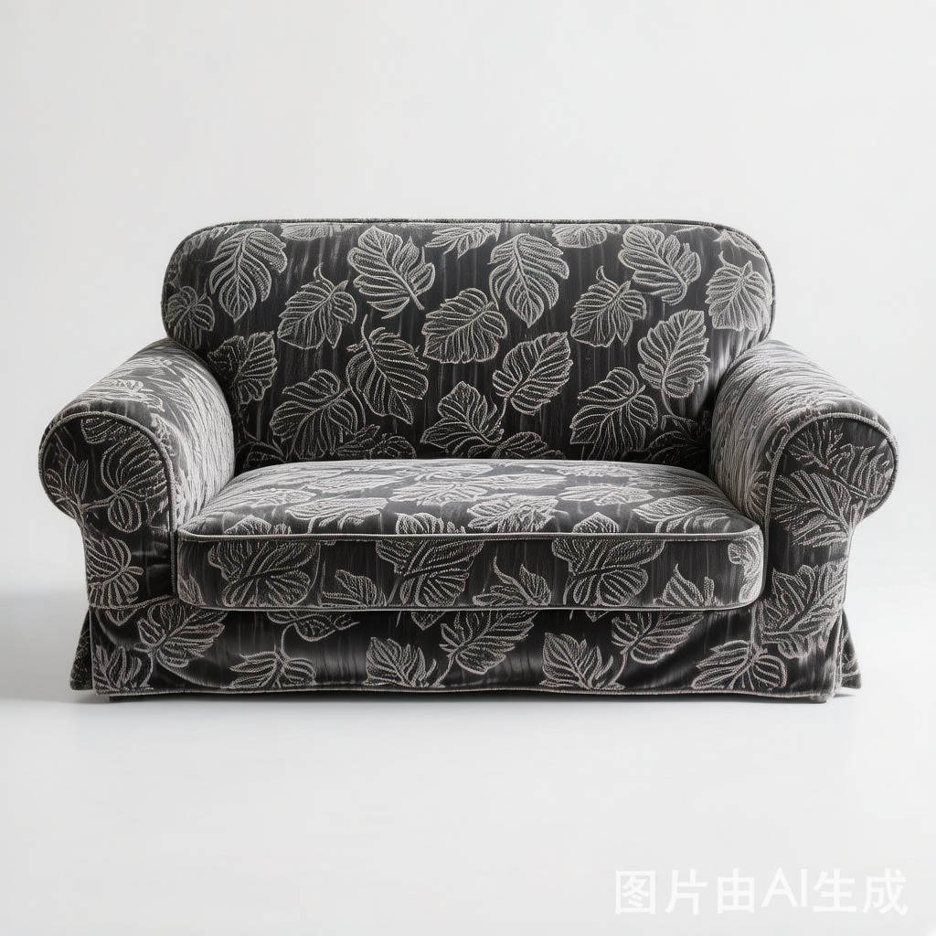 Thickened Jacquard Velvet Leaf Pattern Sofa Decoration Multi-Purpose Blanket Couch Cover