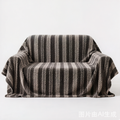 Stripe Art Kratzfeste Chenille Multifunktionale Sofaauflage Couchbezug
