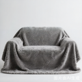 Stylish Irregular Contrast Chenille Scratch-Resistant Non-Slip Couch Cover
