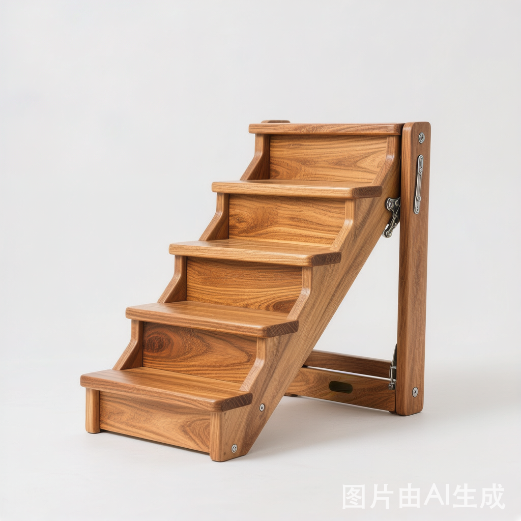 Safe Sturdy Wood Non-Slip Dog Ramp Stairs