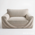Waterproof Antimicrobial Simple Chenille Fabric Anti-scratch  Sectional Couch Cover