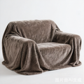 Trendy Chenille Anti-Scratch Elegant Wavy Shaped Couch Cover