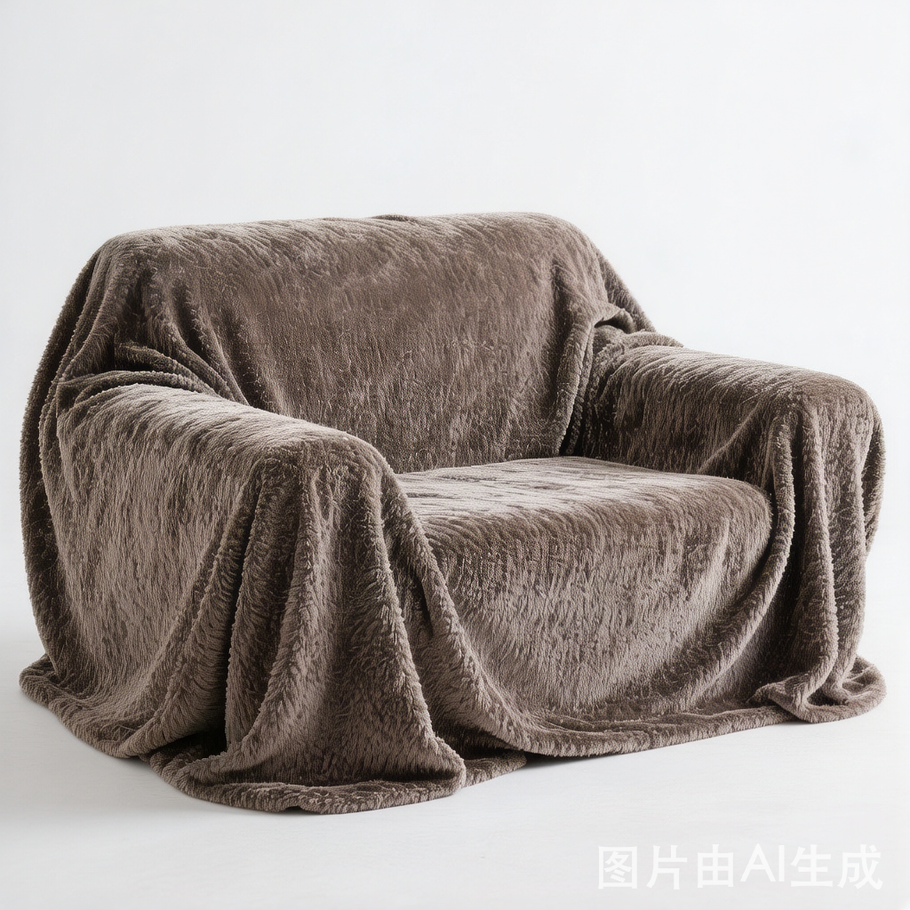 Trendy Chenille Anti-Scratch Elegant Wavy Shaped Couch Cover