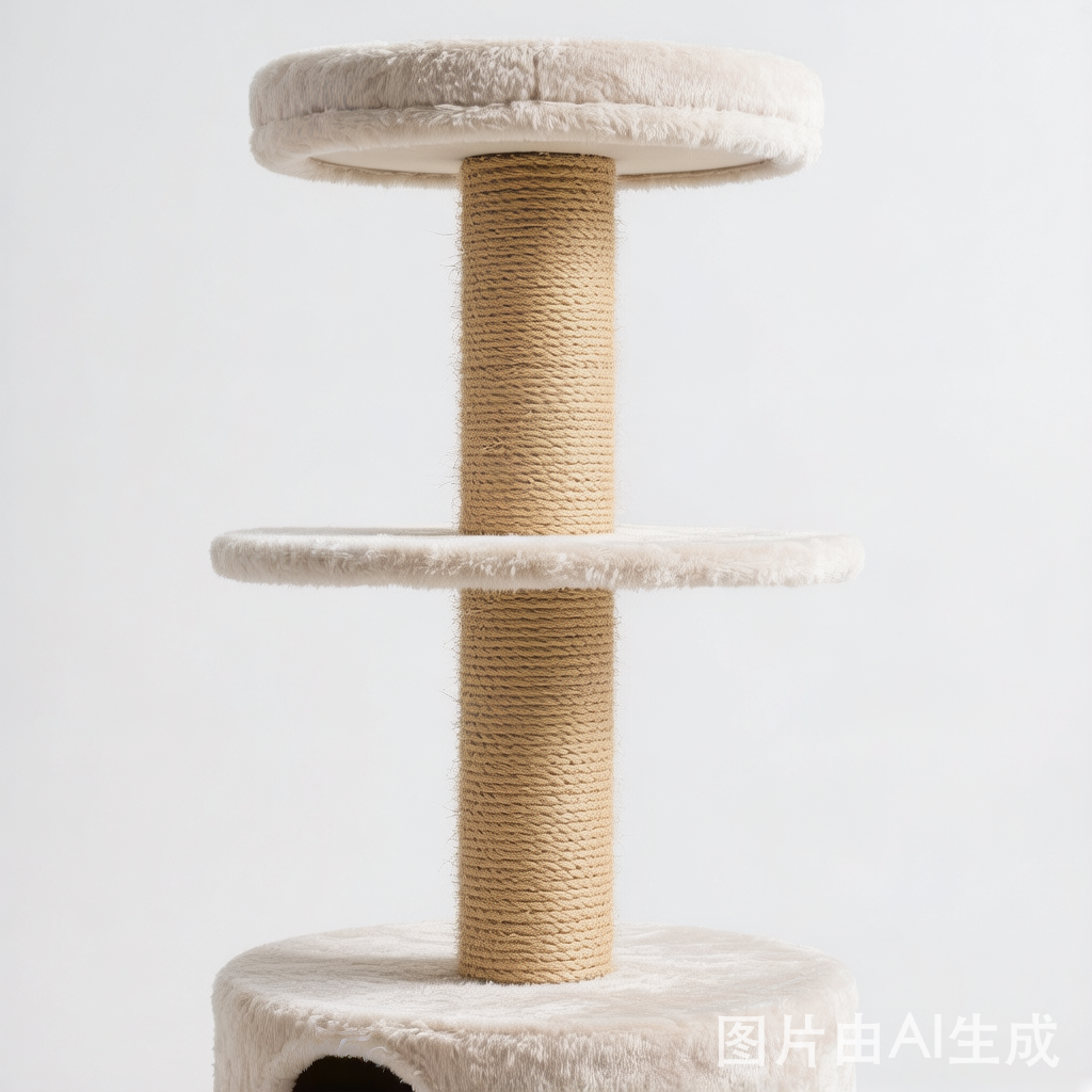 Playful Multi-Level Plush Activity Center  Cat Tree with Space Capsule