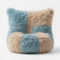 Plush Bone Pattern Square Deep Sleep Dog Bed
