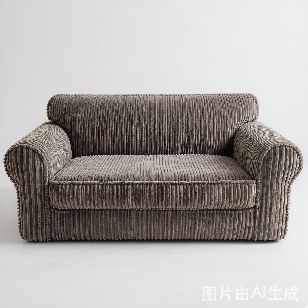 Striped Corduroy Sofa Scratch-Resistant Protective Non-Slip Couch Cover